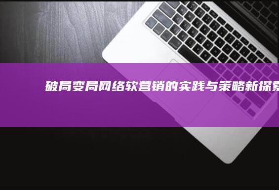 破局变局：网络软营销的实践与策略新探索